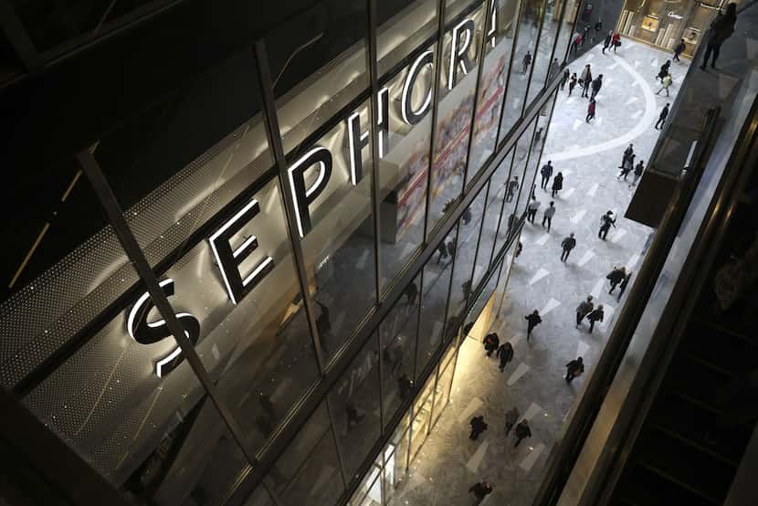 A Sephora store recently opened at New York's new Hudson Yards development.