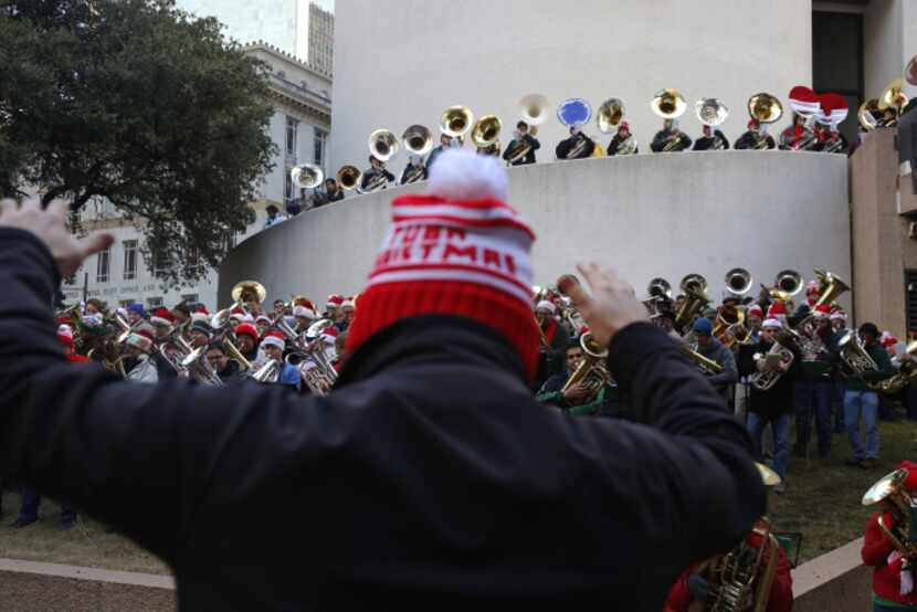 Hear holiday music performed by area tuba, sousaphone, euphonium and baritone players during...