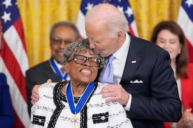 President Joe Biden awards the nation's highest civilian honor, the Presidential Medal of...