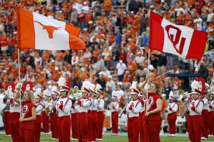 During the game between the Texas Longhorns and the Oklahoma Sooners, it'll be much easier —...