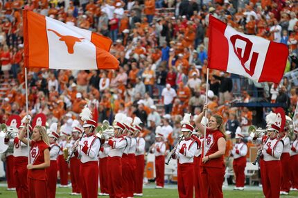 During the game between the Texas Longhorns and the Oklahoma Sooners, it'll be much easier —...