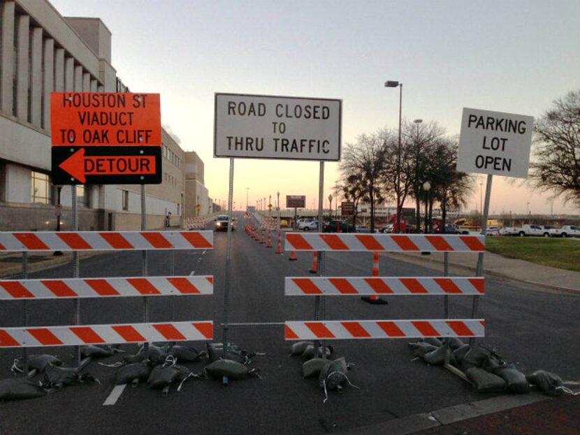  The Houston Street viaduct will open to streetcars April 13. Motorists won't return until...