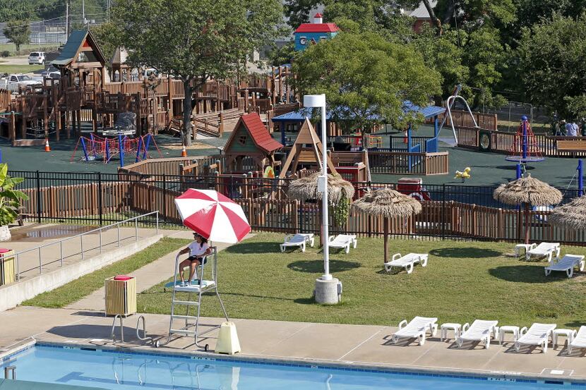 The Kids Kingdom Playground is located next to The Wet Zone water park in Rowlett, 2016. The...