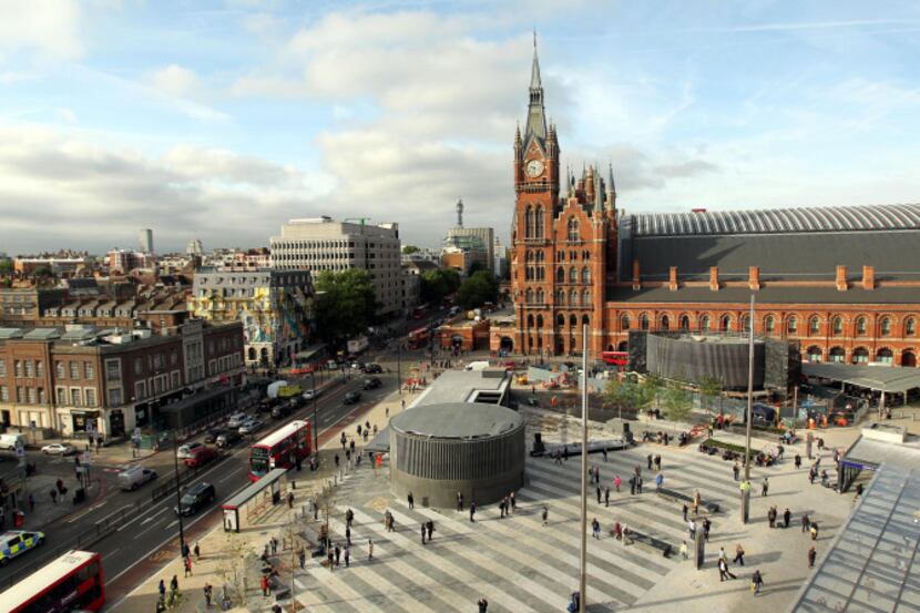 In September, King's Cross Square opened outside King's Cross Station in London, known to...