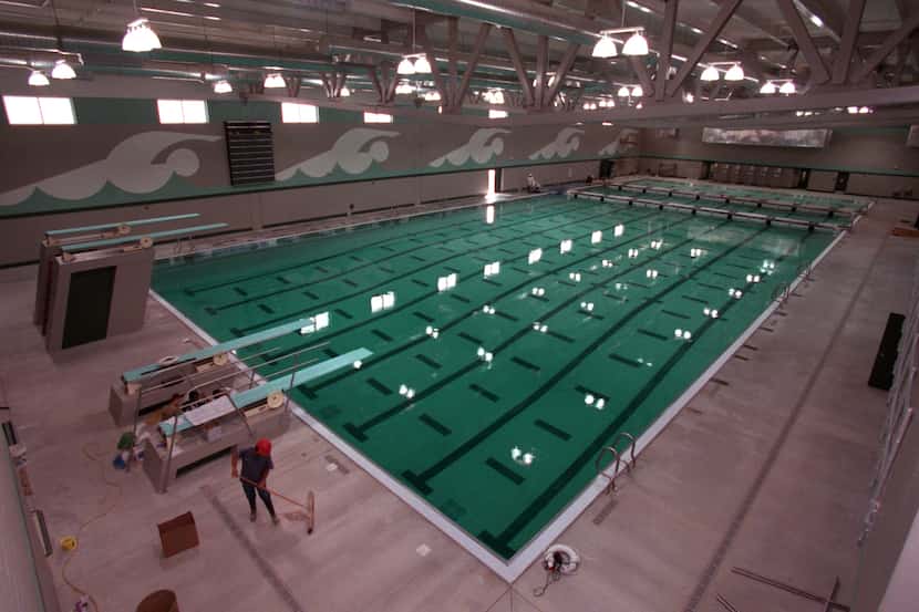 ORG XMIT: S0371420216_STAFF The C.I.S.D. Aquatics Center in Southlake will be opened on Nov....