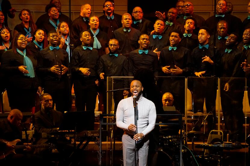 B-Slade sang with the 200 member choir during the "Music and the Civil Rights Movement...
