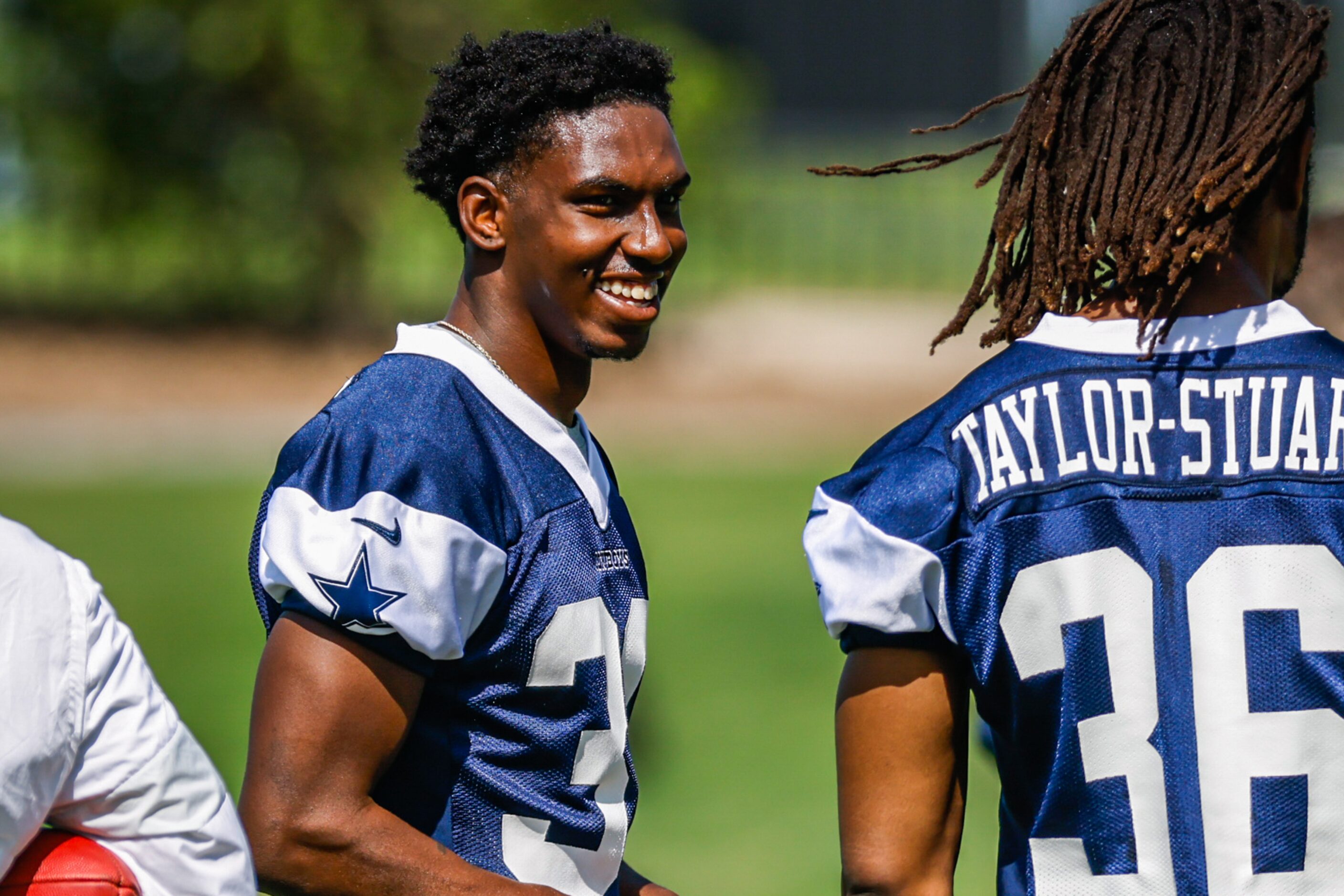 Dallas Cowboys cornerback (30) DaRon Bland during a Cowboys rookie minicamp at The Star in...