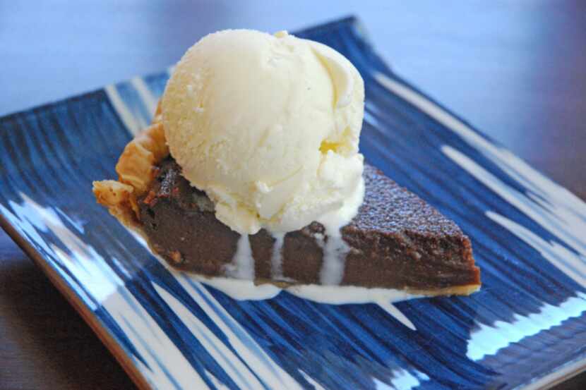 Chocolate Buttermilk Pie is so simple it doesn’t even require a mixer.