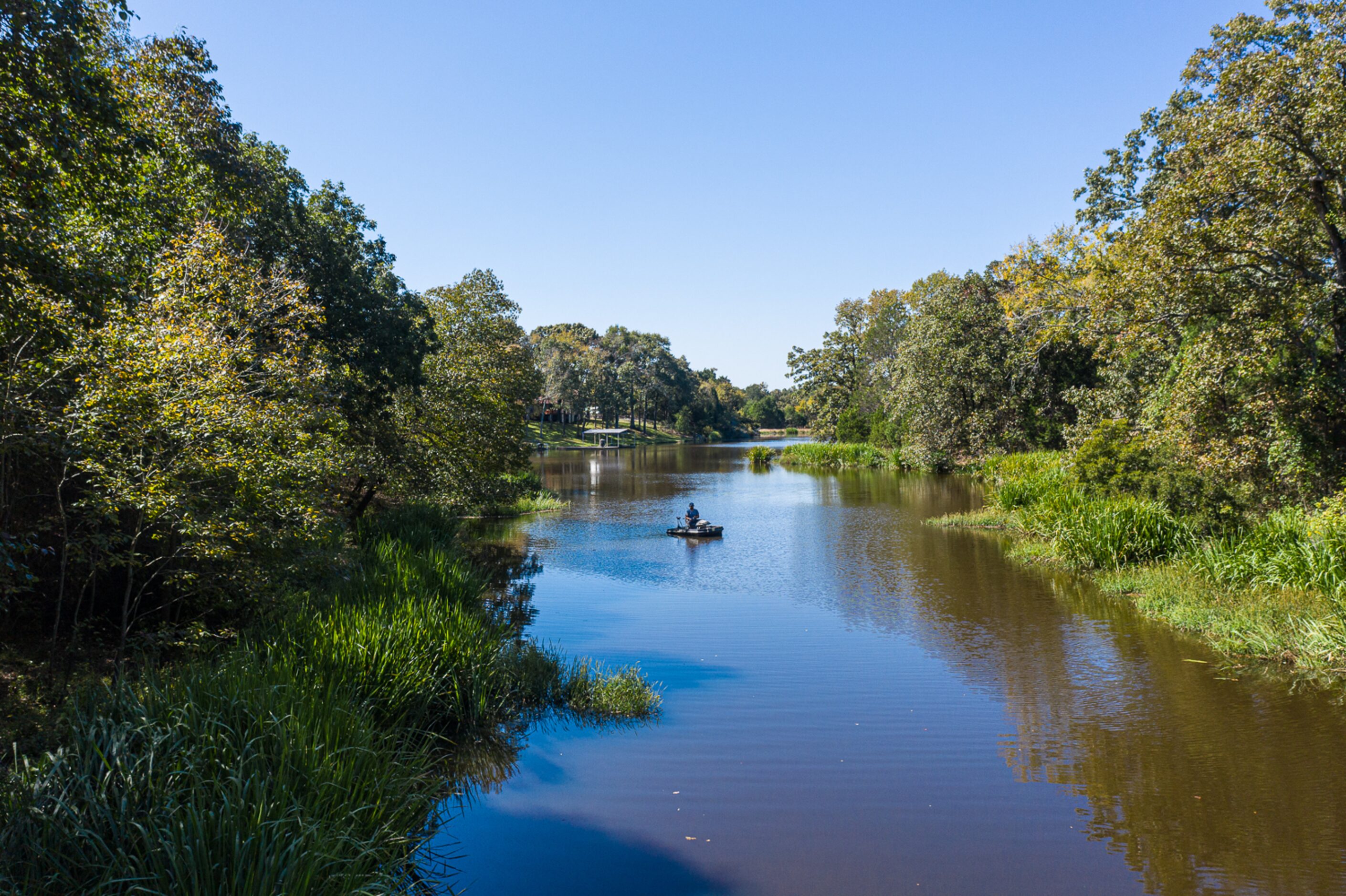 The Sugaree has more than 50 acres of stocked and managed lake bass fishing.