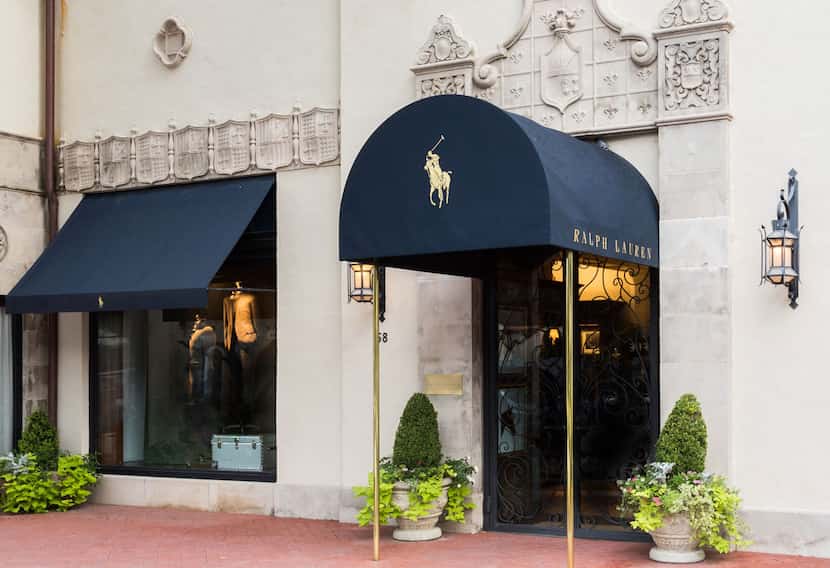 Exterior of the Ralph Lauren store at Highland Park Village. The store closed on Feb. 16,...