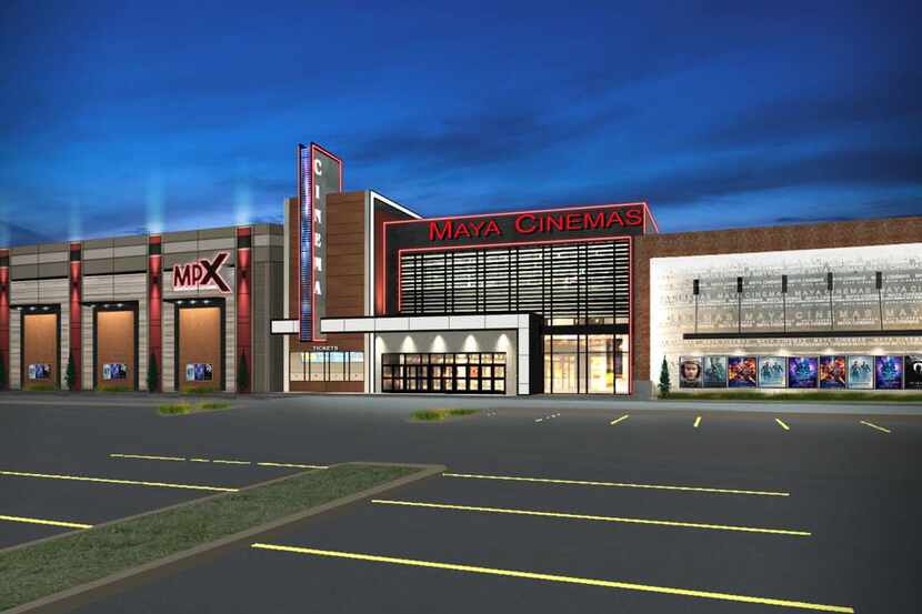 Rendering of proposed new movie theater at Wynnewood Village. Brixmor Property Group has...