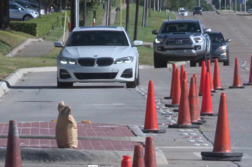 Pavement markings improvement projects are underway in Richardson.