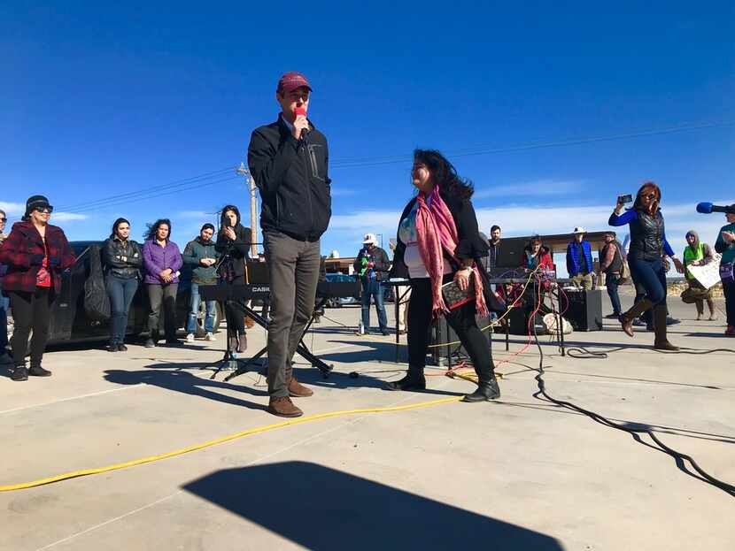 Beto O'Rourke thanks protesters for bearing witness in Tornillo and pressuring the Trump...