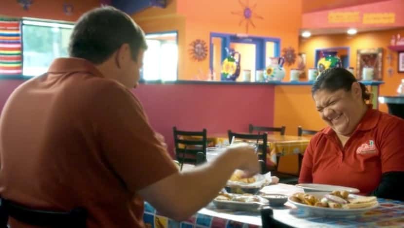 One of the stops for the Dallas episode of 'Secret Sauce' was at Mia's Tex-Mex, where...