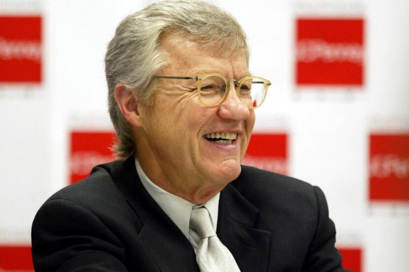  Former J.C. Penney chairman and CEO Allen Questrom at Penney's Plano headquarters in 2004....