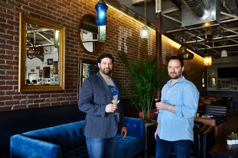 Co-owners Brooks Anderson, left, and Bradley Anderson are opening Hillside Tavern on April...