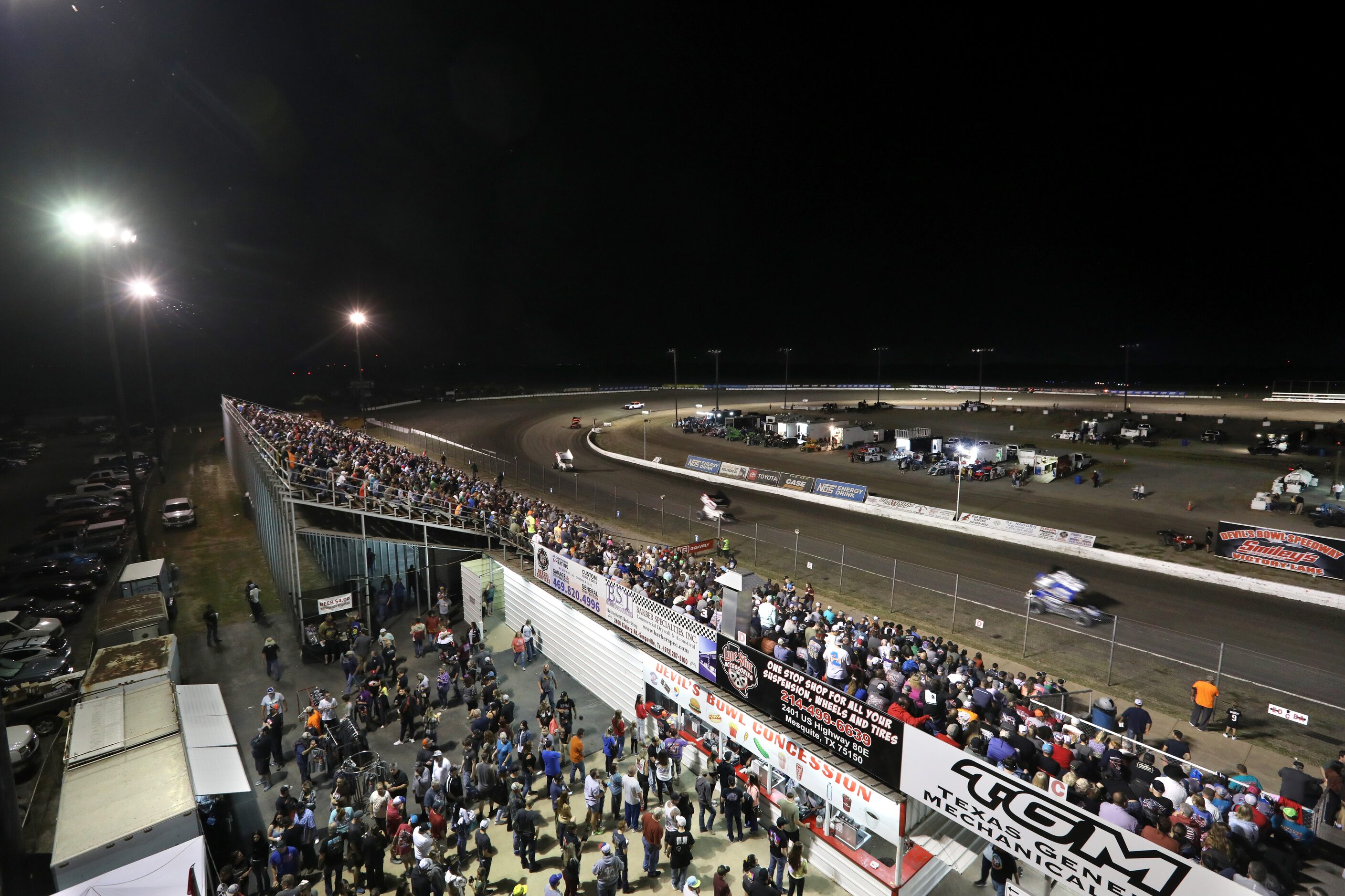 Friday racing action was the second to last night for Devil's Bowl Speedway in Mesquite....