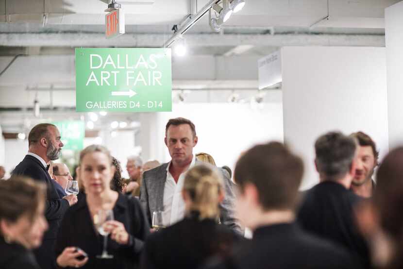 A scene from the  2016 Dallas Art Fair at Fashion Industry Gallery. The event will be held...