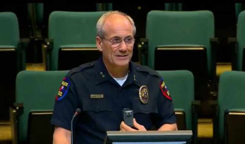 Plano Police Chief Greg Rushin tells City Council members that his officers will have the...
