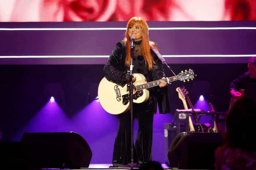In this Aug. 24 file photo, Wynonna Judd plays during the 15th Annual Academy Of Country...