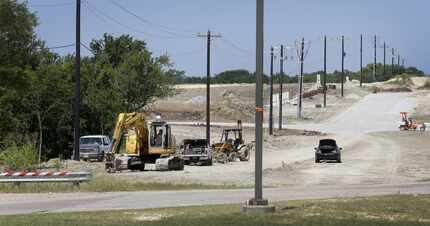 Aubun Hills is under construction in McKinney's northwest section. (Jae S. Lee/The Dallas...
