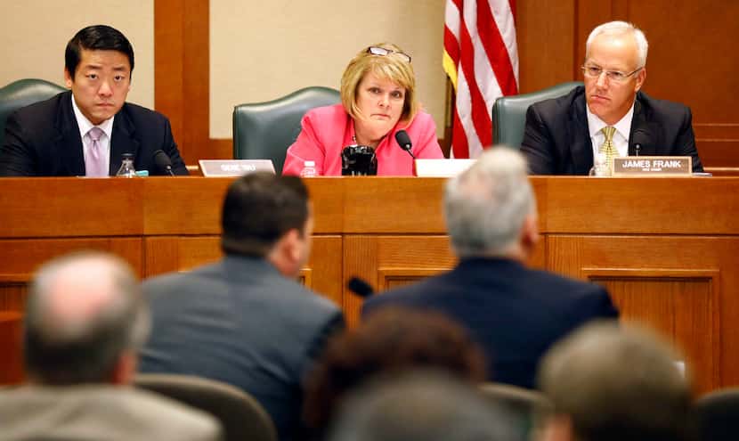 Fort Worth GOP Rep. Stephanie Klick, shown at a 2018 House committee hearing, is under fire...
