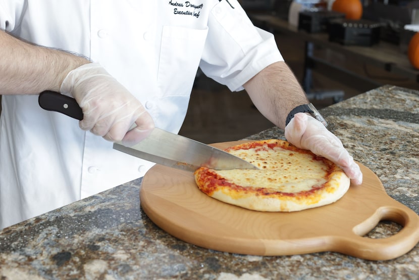 Pepperoni and cheese pizzas, long a popular seller at Dallas Stars and Dallas Mavericks...