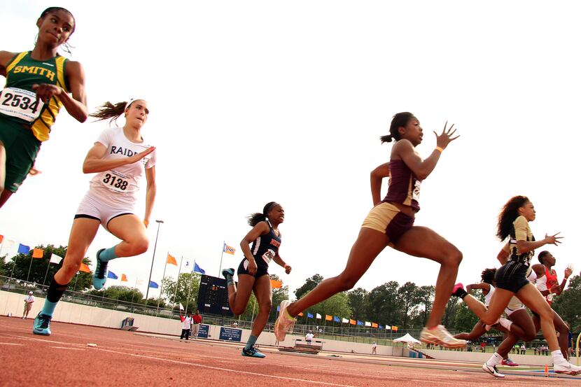The Girls 200 meter dash event attracted a variety of area talent vying for an invitation to...