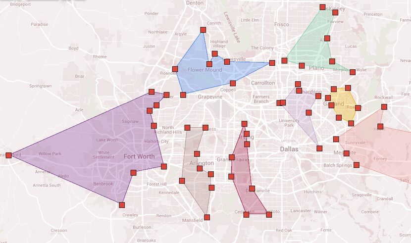 A glimpse at what Class 6A might look like in the Dallas/Fort Worth area.