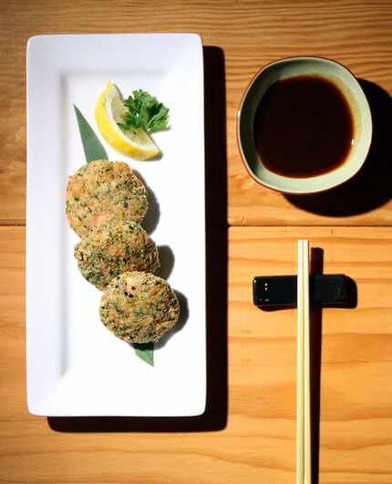 Octopus "tako katsu" croquettes at Sushi Bayashi 