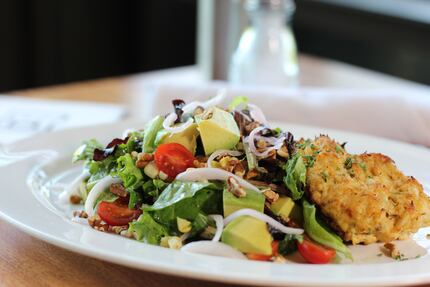 You can have crab cakes AND enjoy a healthful salad at IVY Kitchen.