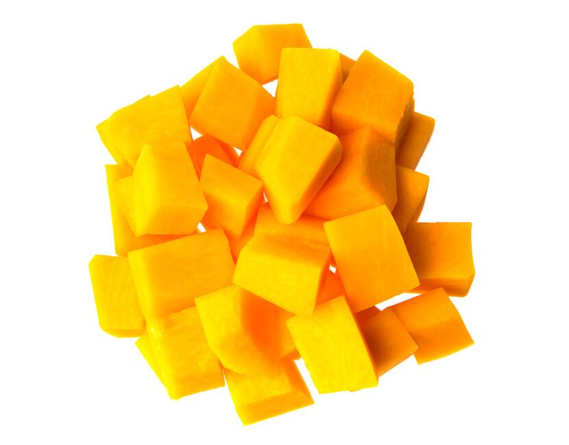 Cubed butternut squash 