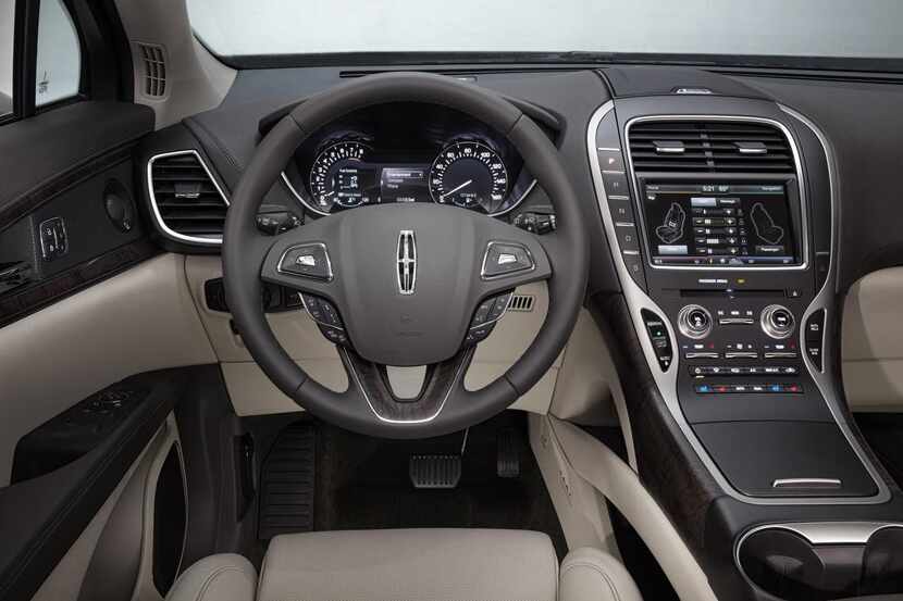 The interior  of the MKX is almost as impressive as the engine. The leather seats look like...