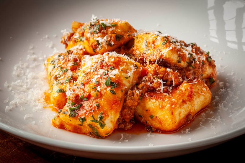 Sauteéd Ricotta Gnocchi With Bolognese from Black Cur Steak