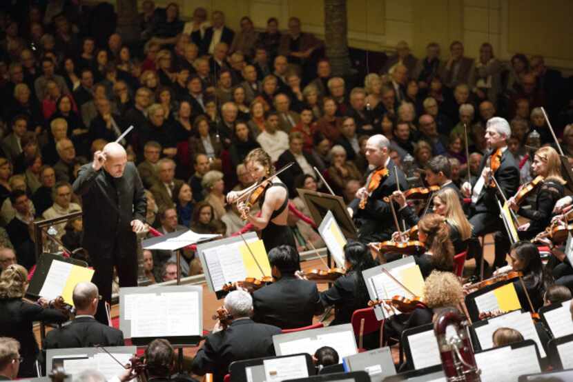 Nederland. Amsterdam, 12-03-2013, Conductor Jaap van Zweden with the Dallas Symphony...