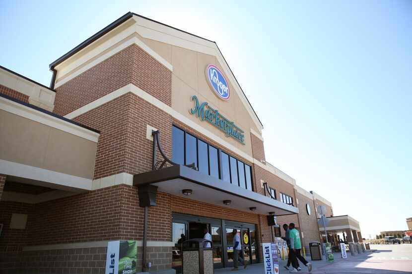 Exterior of the Kroger Marketplace in Midlothian on Jan. 24, 2018. (Rose Baca/The Dallas...