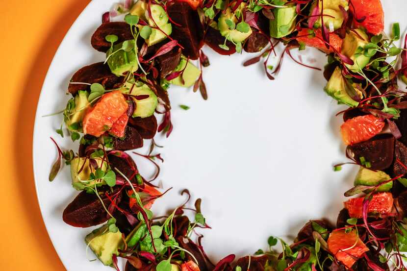 Beet, Avocado and Blood Orange Salad with Jalapeño 