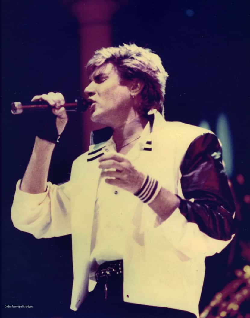 Simon Le Bon, of Duran Duran, February 11, 1984