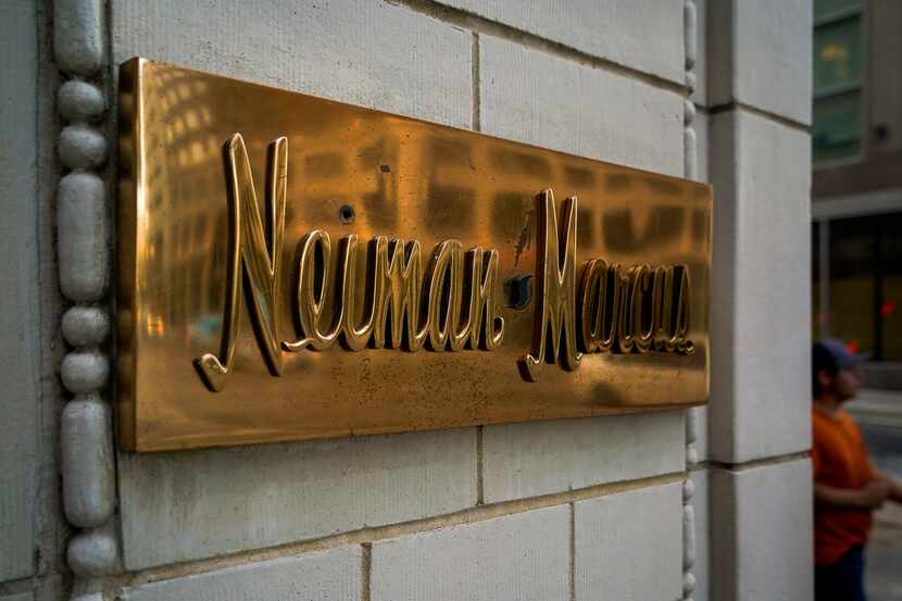 Exterior view of the Neiman Marcus flagship store on Main Street downtown on Thursday, Aug....