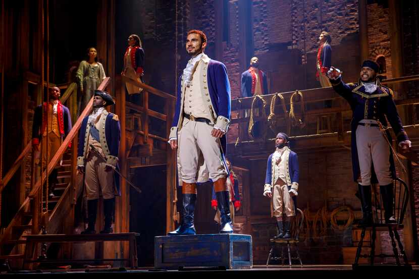 El musical de Broadway, "Hamilton" debió ser suspendido el martes 23 de noviembre por covid-19.