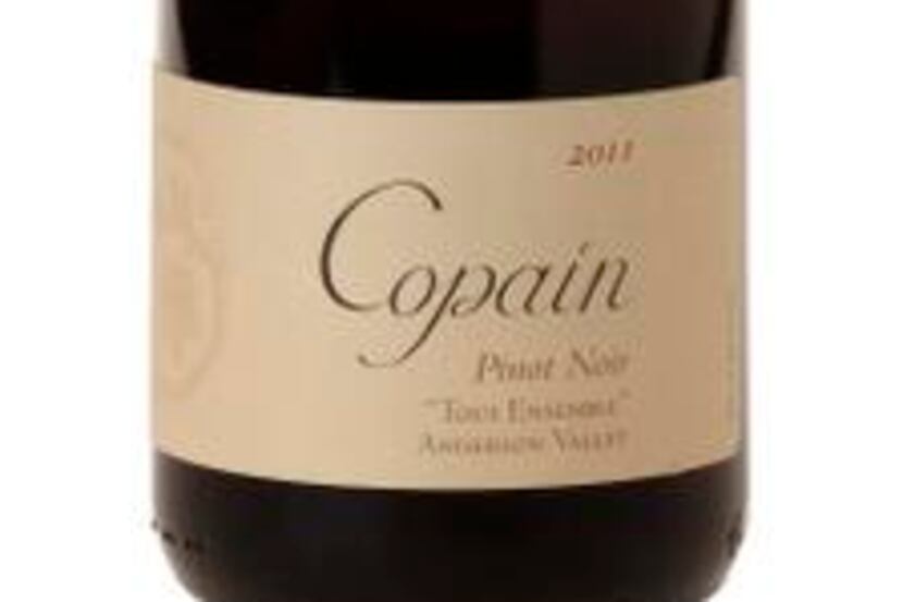 
Copain, Anderson Valley, Tous Ensemble, Pinot Noir 2011. $26.39-$29.99
