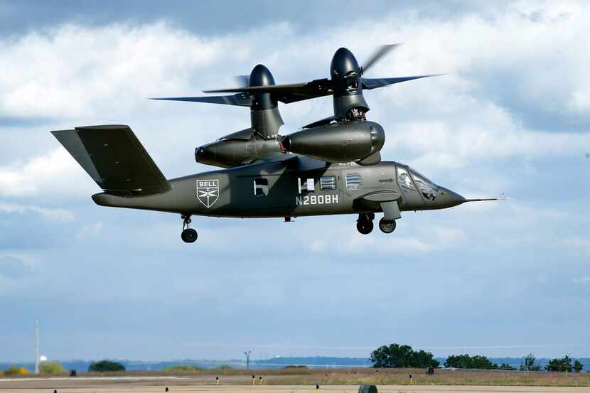 Pilots demonstrated the capabilities of the V-280 Valor tilt-rotor aircraft in 2018 at the...