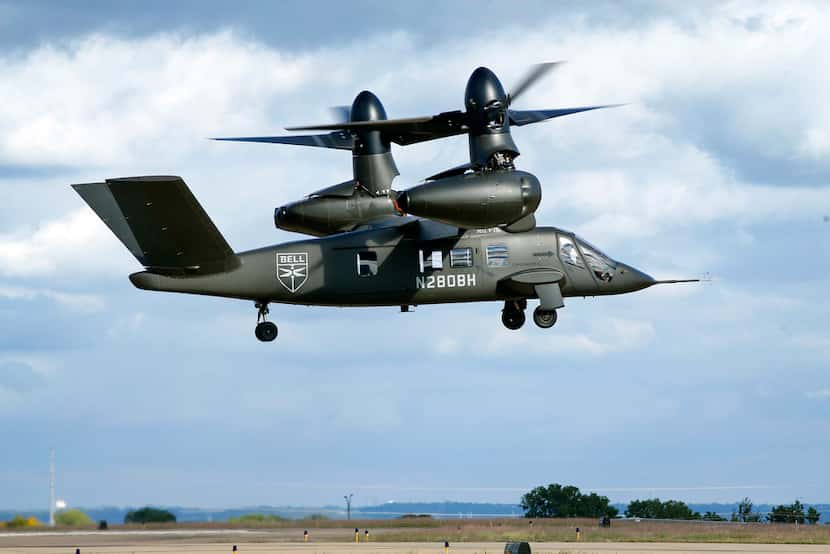 The V-280 Valor tilt-rotor aircraft, a next generation aircraft Bell plans to build for the...