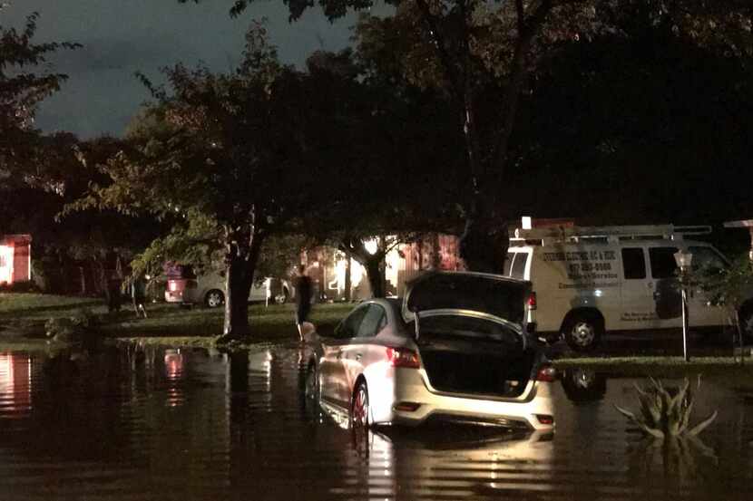 Residents of Everman, south of Fort Worth, had to seek higher ground in a hurry after the...