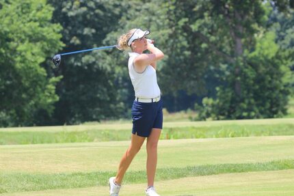 Freshman Ellie Szeryk, who is orally committed to play golf at Texas A&M, hopes to help the...