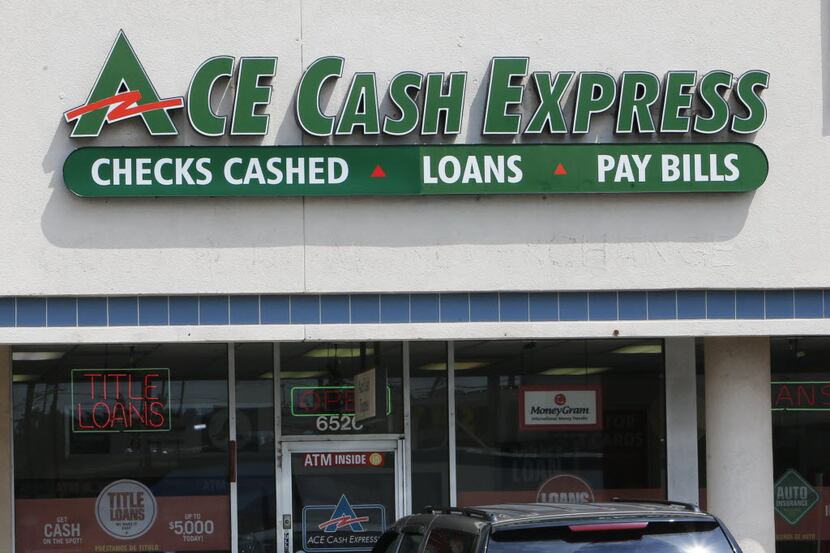  Ace Cash Express is one of many payday loans stores located at Abrams and Skillman in...