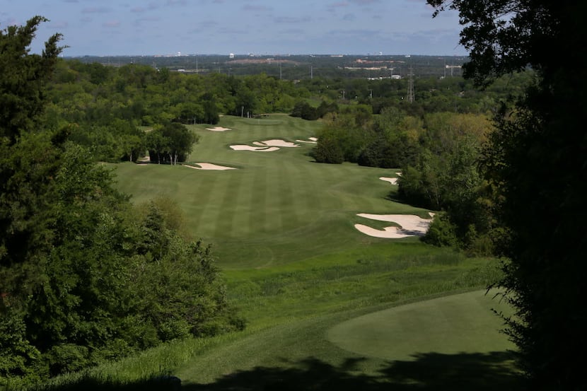 Hole No. 10 at Dallas National Golf Club, photographed on Wednesday, April 15, 2015. (Louis...