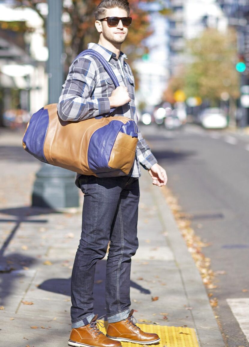 
Southwest leather also went into a Looptworks duffel.
