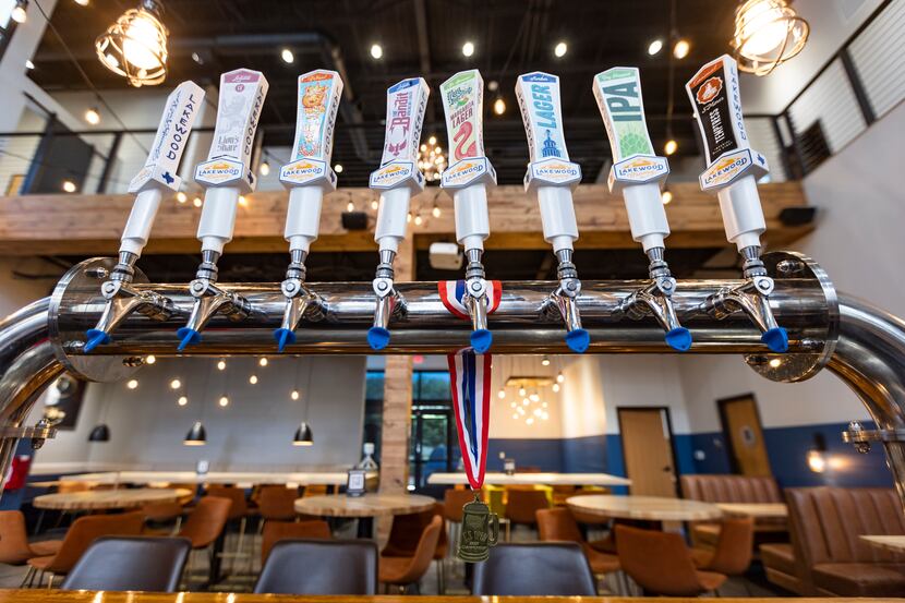 Lakewood Brewing Co. taps at the remodeled brewery in Garland.