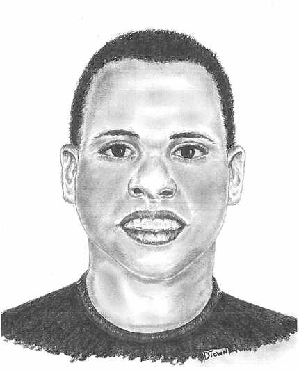 A police sketch of the body pulled May 12 from White Rock Creek. The victim has been...
